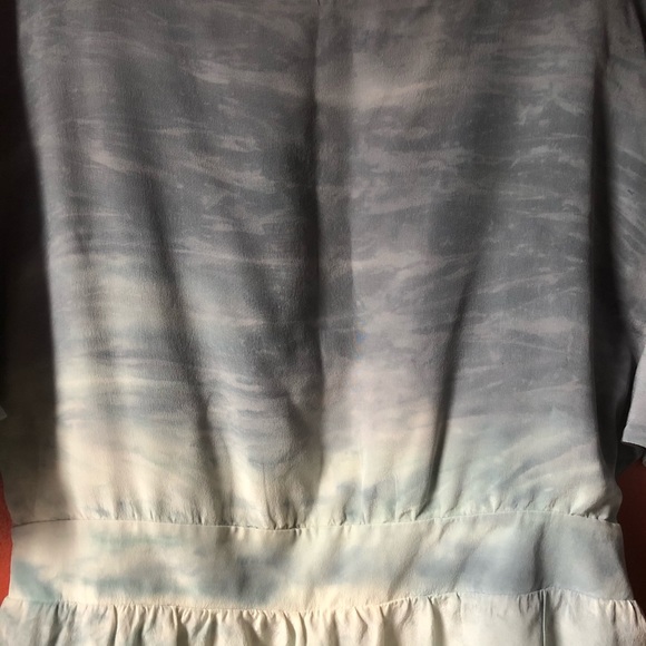 ❤️Gypsy 05 Silk Ombré Tie Dye Boho Mini Dress S - Picture 4 of 8